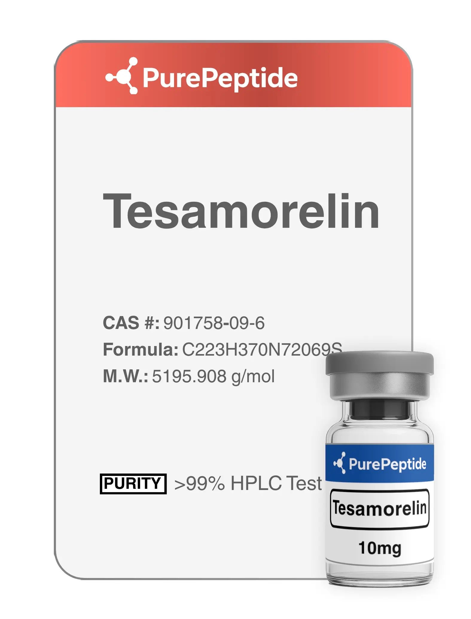 Τεσαμορελίνη (Tesamorelin) 10mg