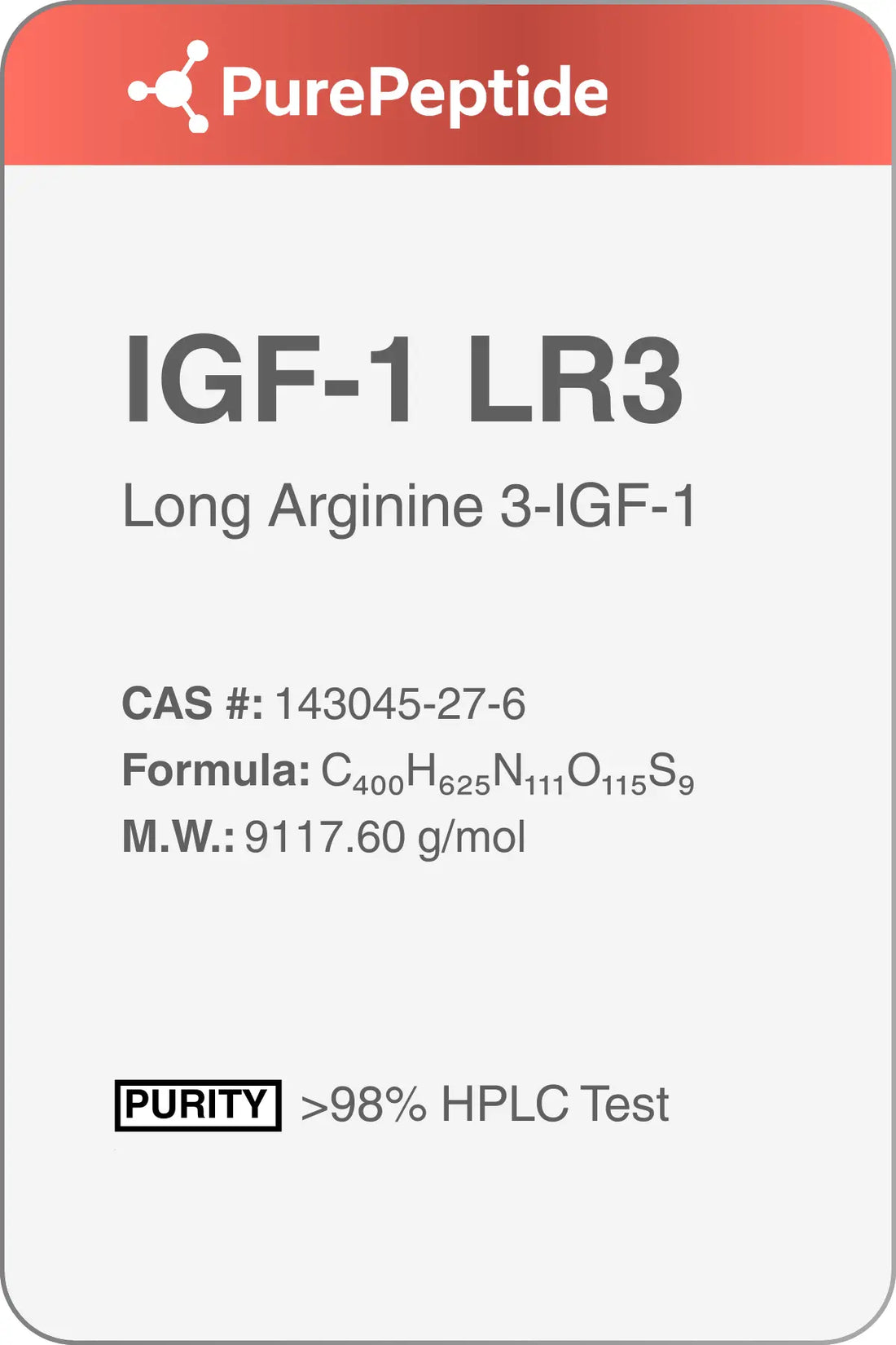Оптимизация на IGF-I за терапевтични приложения при скелетна мускулатура PurePeptide