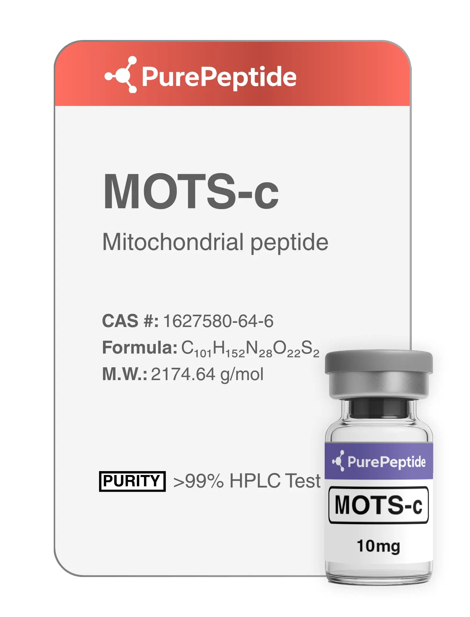 MOTS-c 10mg PurePeptide
