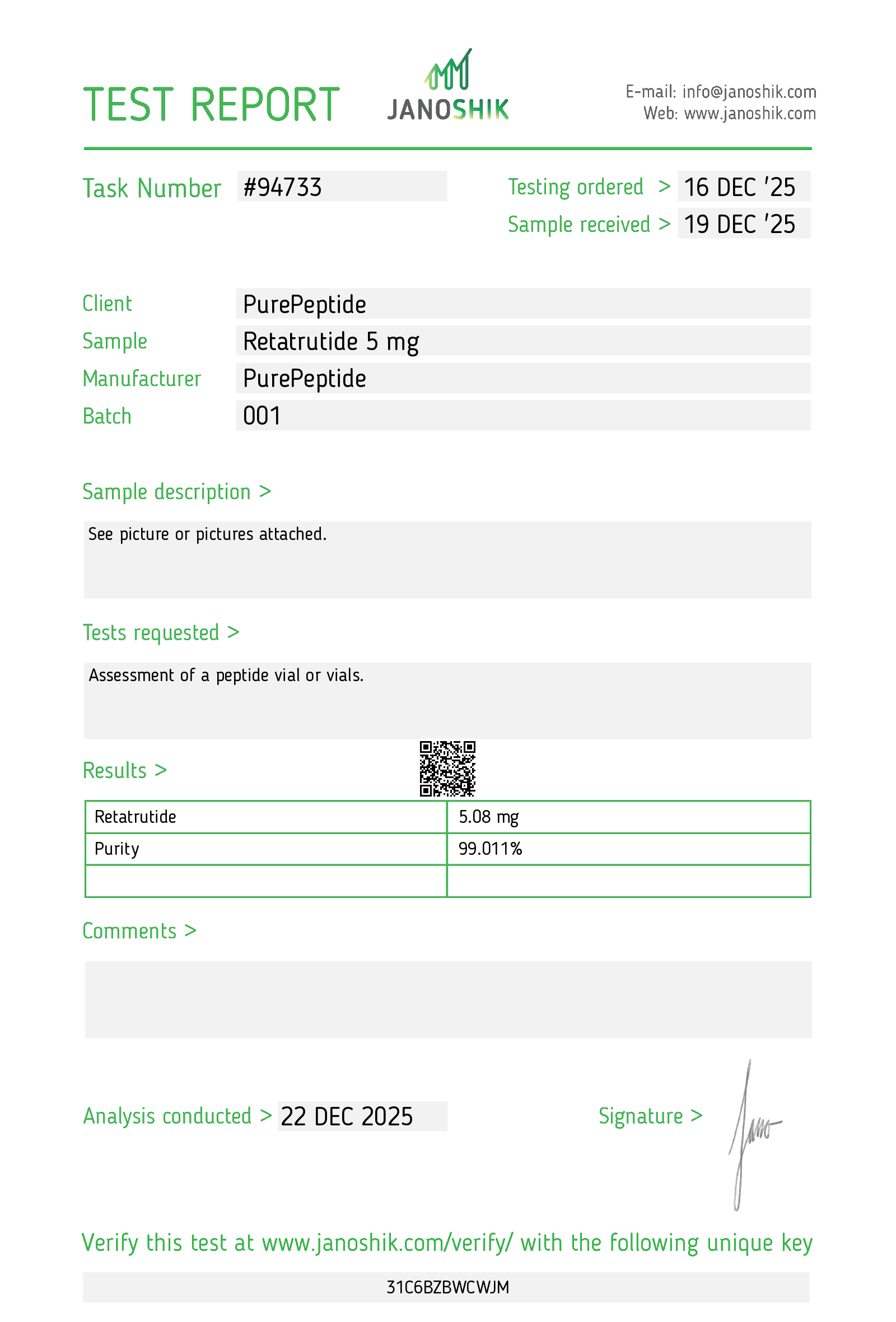 Ретатрутид (Retatrutide) 5mg/10mg My Store