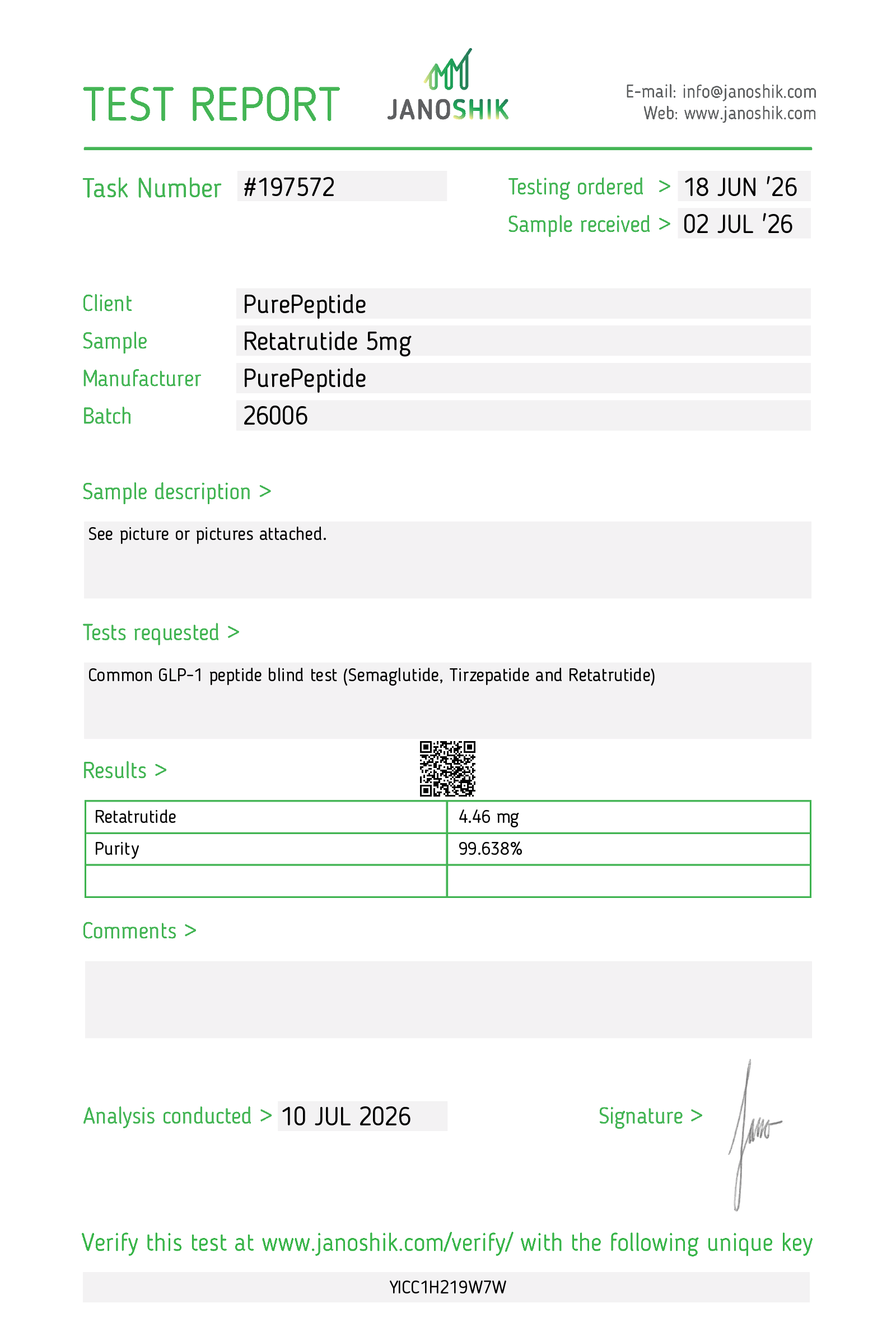 Ретатрутид (Retatrutide) 5mg/10mg/30mg